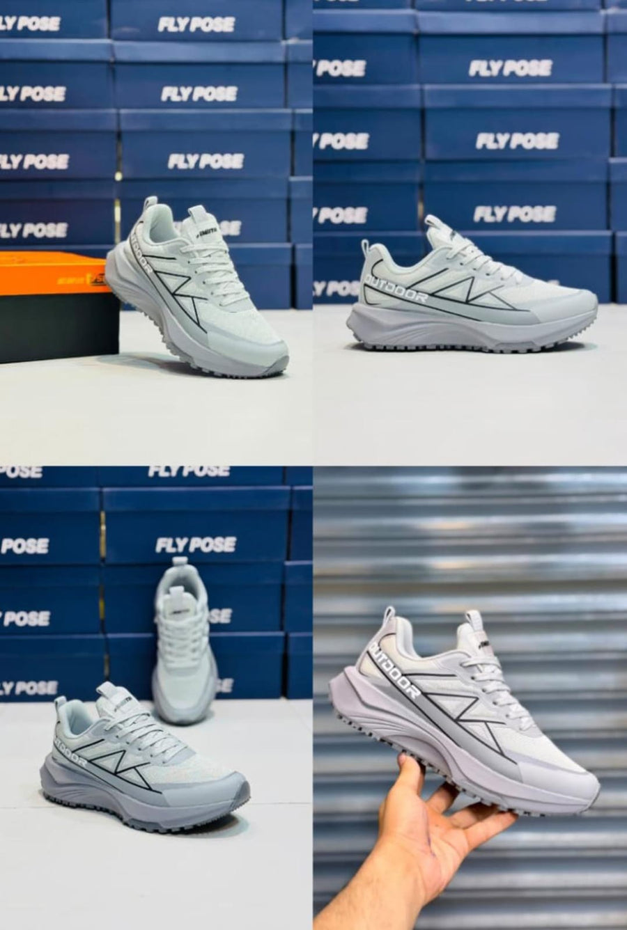 Three-Stripe Trainer — White product photo 1